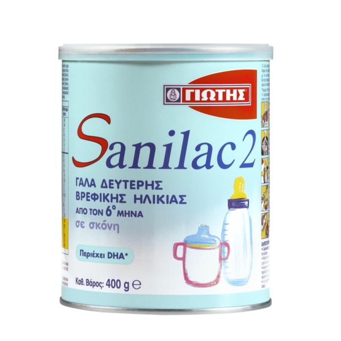 ΓΙΩΤΗΣ SANILAC Nο2 ΓΑΛΑ 400ΓΡ.