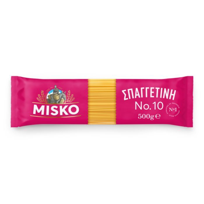 MISKO ΜΑΚΑΡΟΝΙΑ ΣΠΑΓΓΕΤΙΝΗ No10 500GR