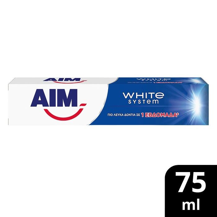 AIM Οδοντόκρεμα White System 75ml