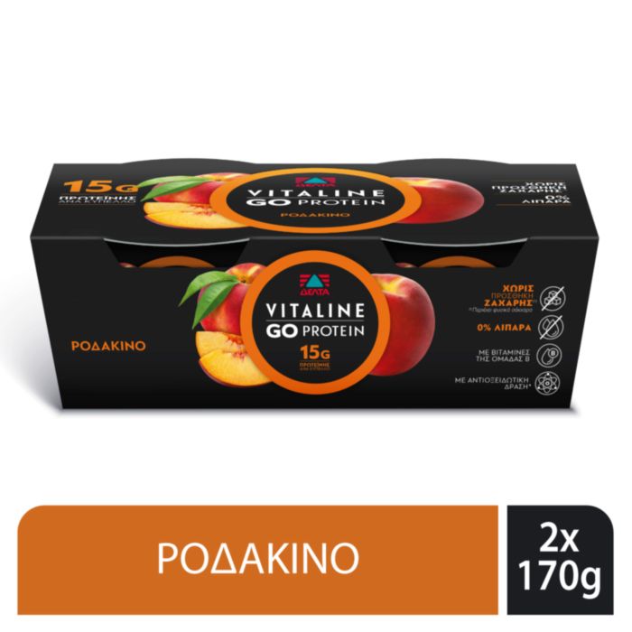 Vitaline Go protein Ροδάκινο 2x170g