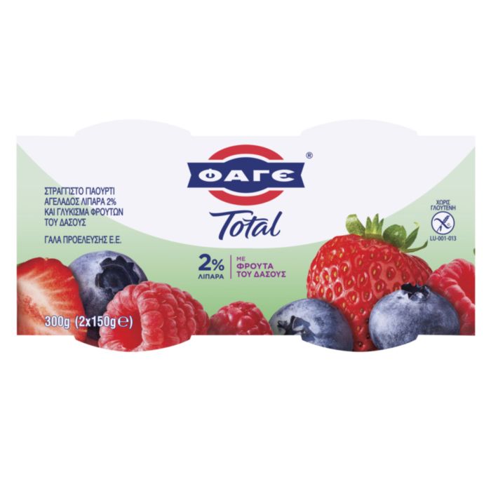 ΦΑΓΕ TOTAL 2% ΦΡ. ΔΑΣΟΥΣ 2X150g
