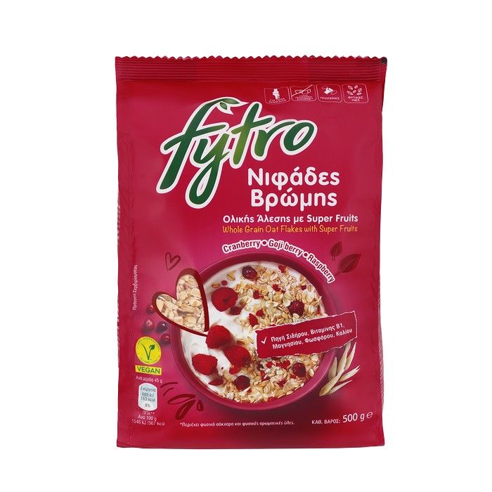 FYTRO ΝΙΦΑΔΕΣ ΒΡΩΜΗΣ ΜΕ SUPER FRUITS 500g