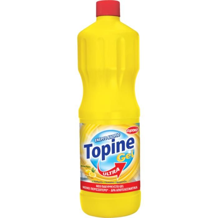 TOPINE GEL ΧΛΩΡΙΟ ΛΕΜΟΝΙ 1250ML