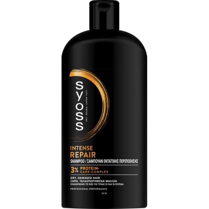 Syoss Σαμπουάν Intense Repair 750ml, για ξηρά, ταλαιπωρημένα μαλλιά