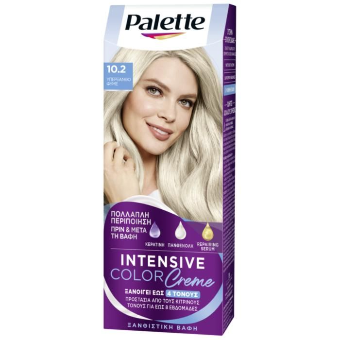 Palette Μόνιμη Κρέμα Βαφή Μαλλιών 10.2 ΥΠΕΡΞΑΝΘΟ ΦΥΜΕ