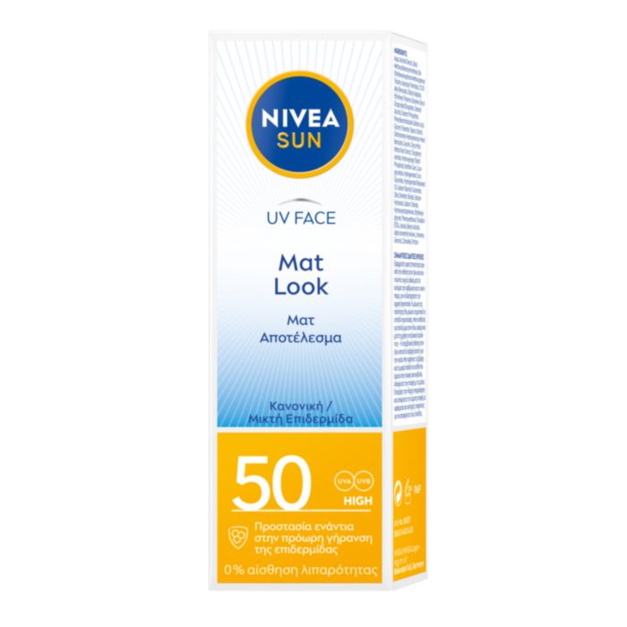 NIVEA SUN UV Face Mat - Look Cream SPF50