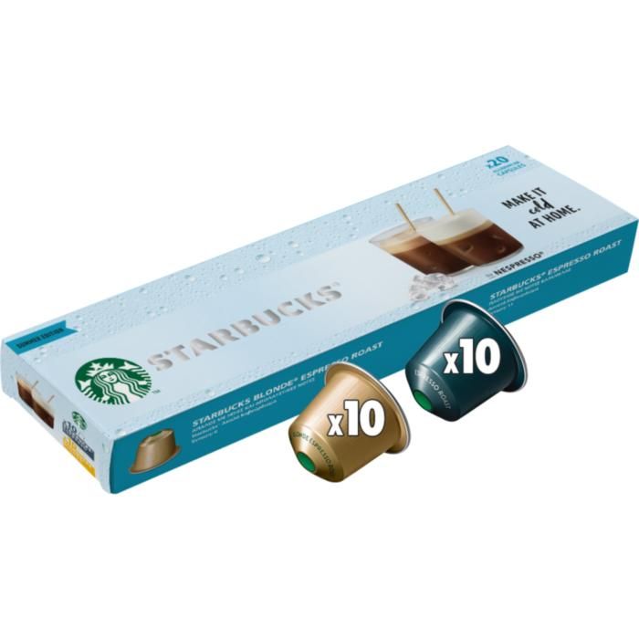 Starbucks® Cold Bundle by Nespresso® 20  κάψουλες καφέ