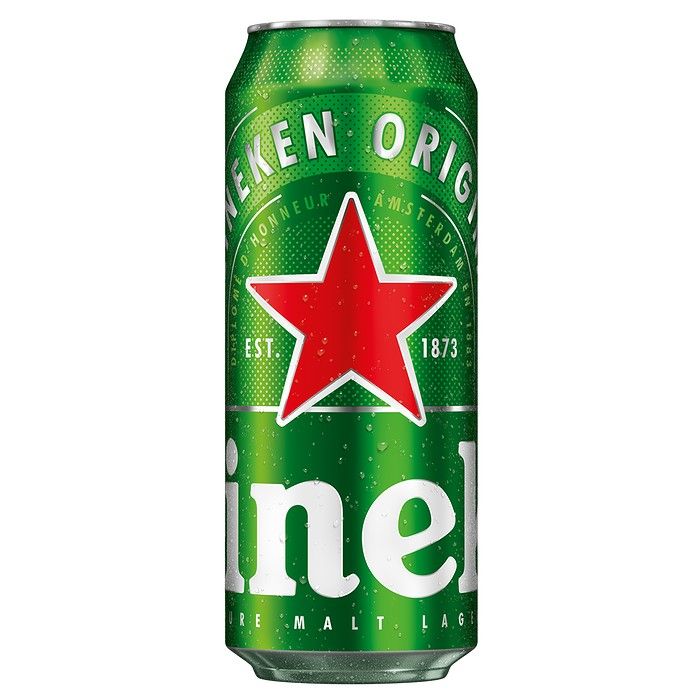 Μπίρα lager Heineken κουτι 500ml