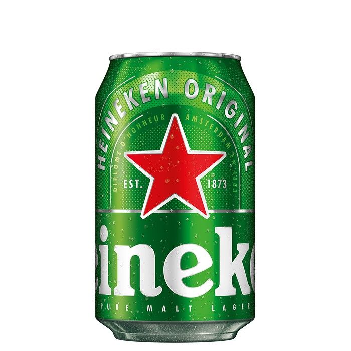 Μπίρα lager Heineken κουτι 330ml