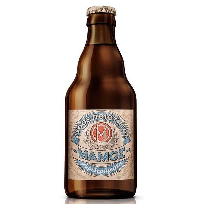 Μπύρα Μάμος Αφιλτράριστη φιάλη Retro 330 ml