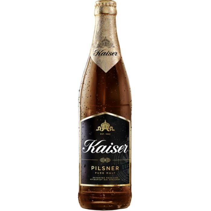 Kaiser Pilsner Mπύρα Φιάλη 500ml (Επιστρεφόμενη)