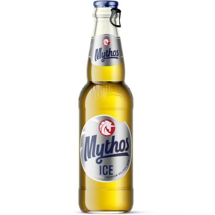 Mythos ICE Lager Mπύρα Φιάλη 330ml (Μη Επιστρεφόμενη)