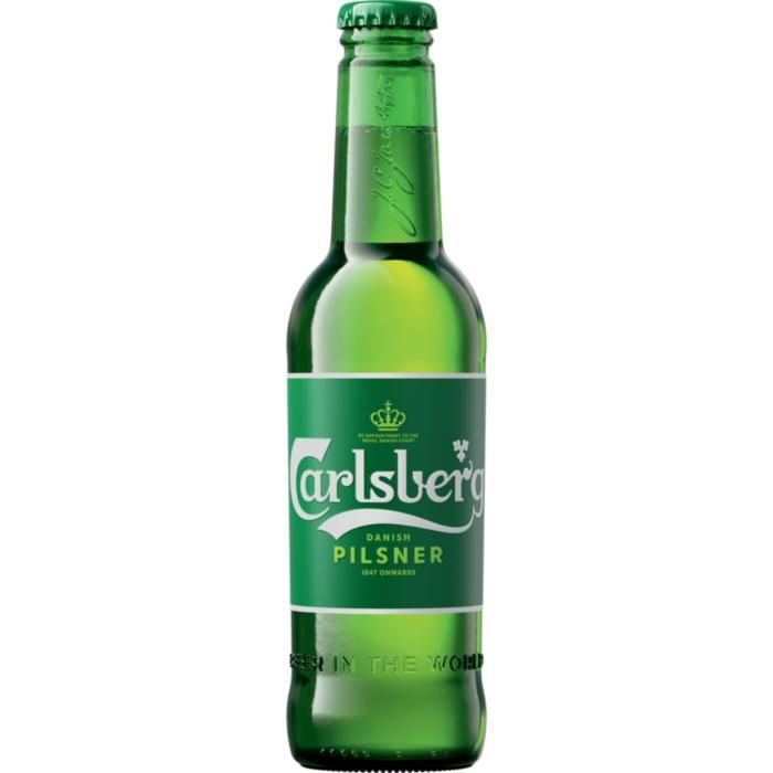 Carlsberg Pilsner Mπύρα Φιάλη 330ml (Μη Επιστρεφόμενη)
