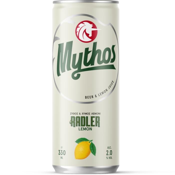 Mythos Radler Mπύρα με Λεμόνι Κουτί 330ml
