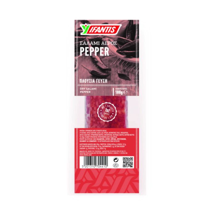 IFANTIS ΣΑΛΑΜΙ ΑΕΡΟΣ PEPPER 180g