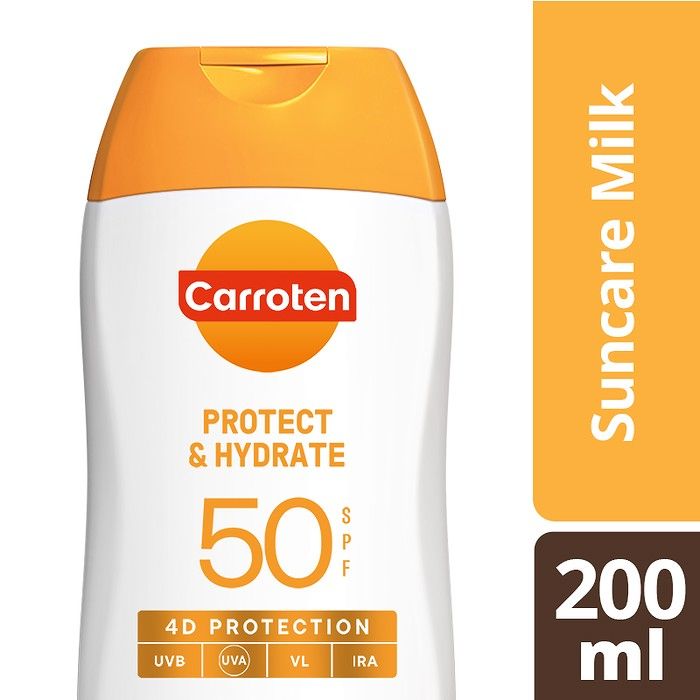CARROTEN ΑΝΤΗΛΙΑΚΟ ΓΑΛΑΚΤΩΜΑ PROTECT & HYDRATE SPF50 200ML