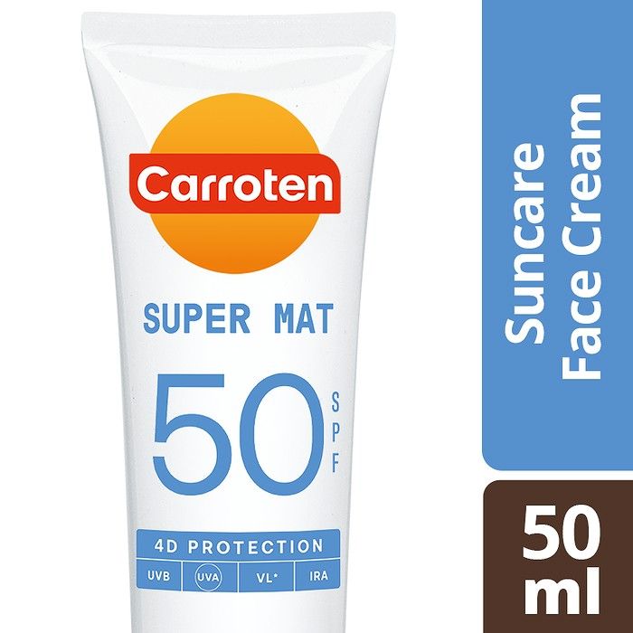 CARROTEN ΑΝΤΗΛΙΑΚΗ ΚΡΕΜΑ ΠΡΟΣΩΠΟΥ SUPER MAT SPF50 50ML