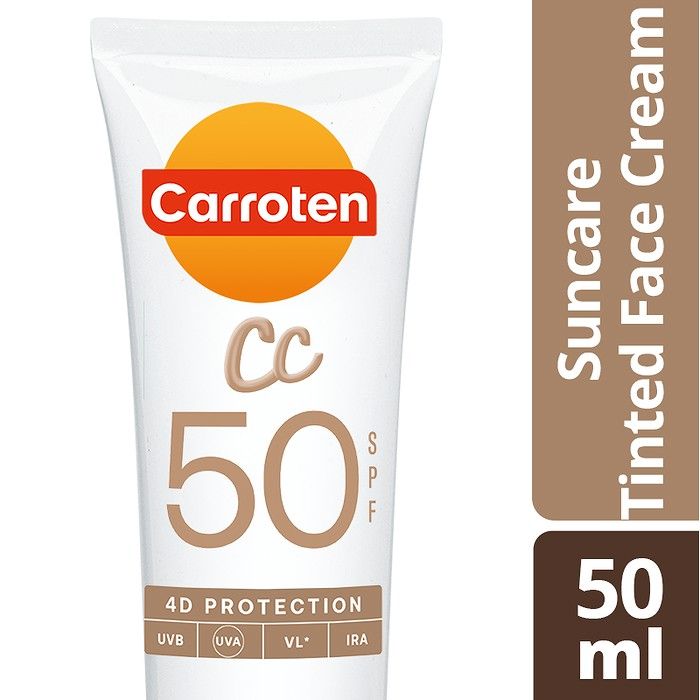 CARROTEN ΑΝΤΗΛΙΑΚΗ ΚΡΕΜΑ ΠΡΟΣΩΠΟΥ CC ΜΕ ΧΡΩΜΑ SPF50 50ML