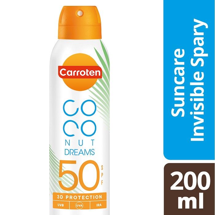 CARROTEN ΑΝΤΗΛΙΑΚΟ ΔΙΑΦΑΝΟ SPRAY COCONUT DREAMS  SPF50 200ML