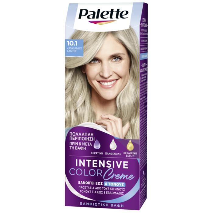 Palette Μόνιμη Κρέμα Βαφή Μαλλιών 10.1 ΚΑΤΑΞΑΝΘΟ ΣΑΝΤΡΕ
