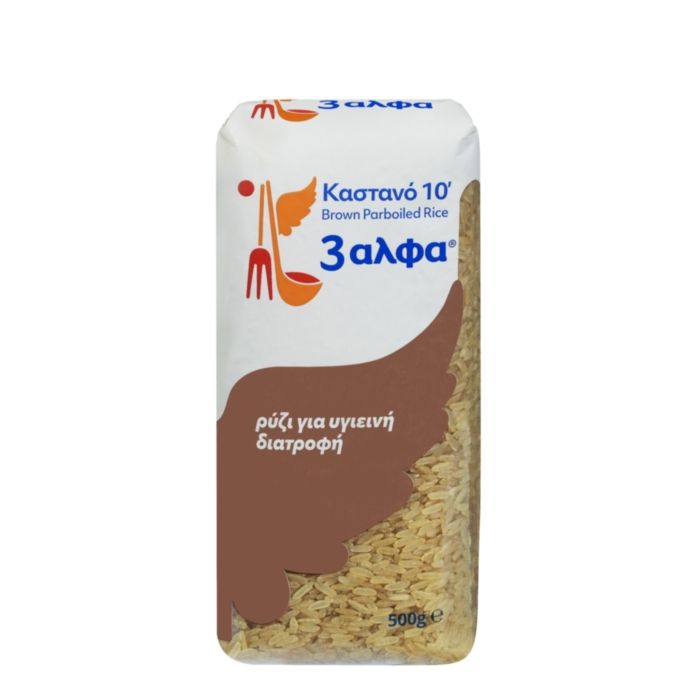 3αλφα ΡΥΖΙ ΚΑΣΤΑΝΟ 10' 500ΓΡ.