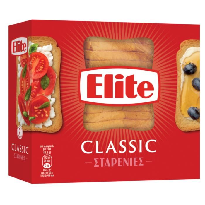 Elite Classic Φρυγανιές Σίτου 250gr