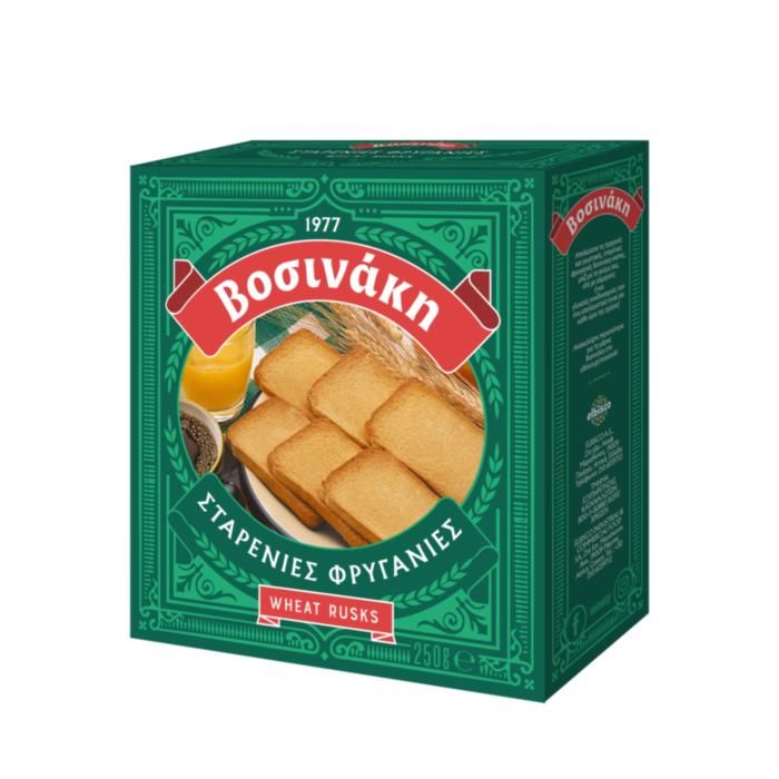 Βοσινάκη Φρυγανιές Σίτου 250 gr
