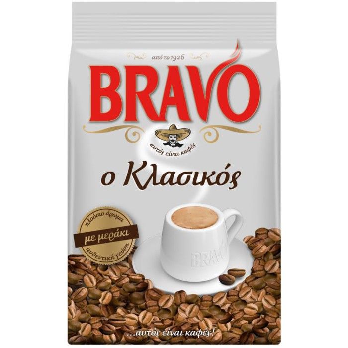 BRAVO ΚΛΑΣΙΚΟΣ ΕΛΛΗΝΙΚΟΣ ΚΑΦΕΣ 95 ΓΡ