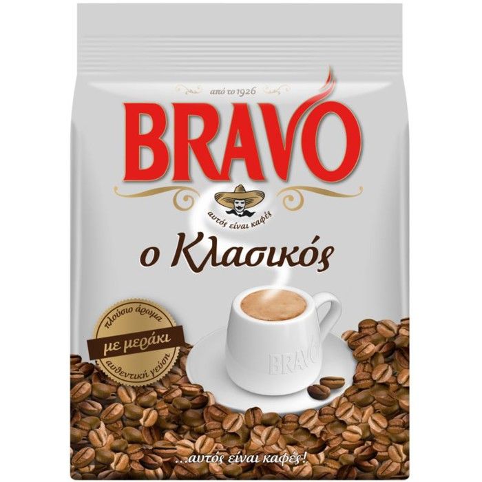 BRAVO ΚΛΑΣΙΚΟΣ ΕΛΛΗΗΝΙΚΟΣ ΚΑΦΕΣ 193 ΓΡ