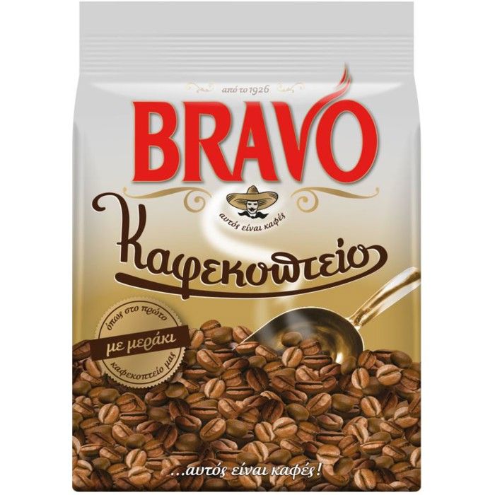 BRAVO ΚΑΦΕΚΟΠΤΕΙΟ ΕΛΛΗΝΙΚΟΣ ΚΑΦΕΣ 157 ΓΡ