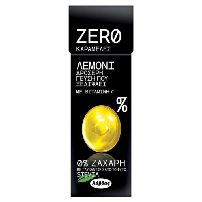 ZERO ΚΑΡΑΜΕΛΕΣ ΛΕΜΟΝΙ 0% ΖΑΧΑΡΗ 32ΓΡ.