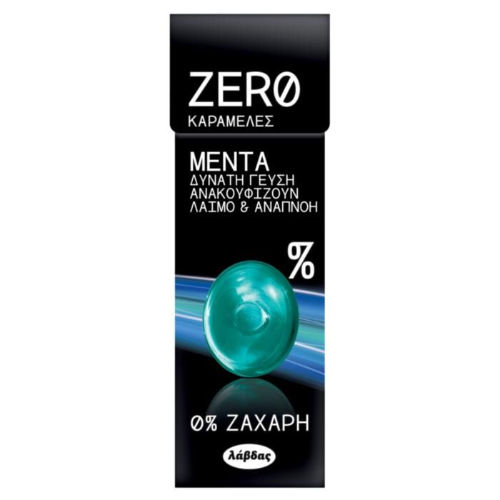 ZERO ΚΑΡΑΜΕΛΕΣ ΜΕΝΤΑ ICE BLUE 0% ΖΑΧΑΡΗ 32ΓΡ.