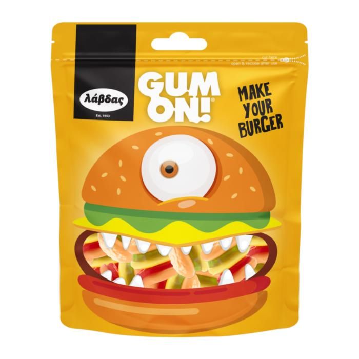 ΛΑΒΔΑΣ GUM ON ΖΕΛΙΝIΑ BURGER 90ΓΡ.