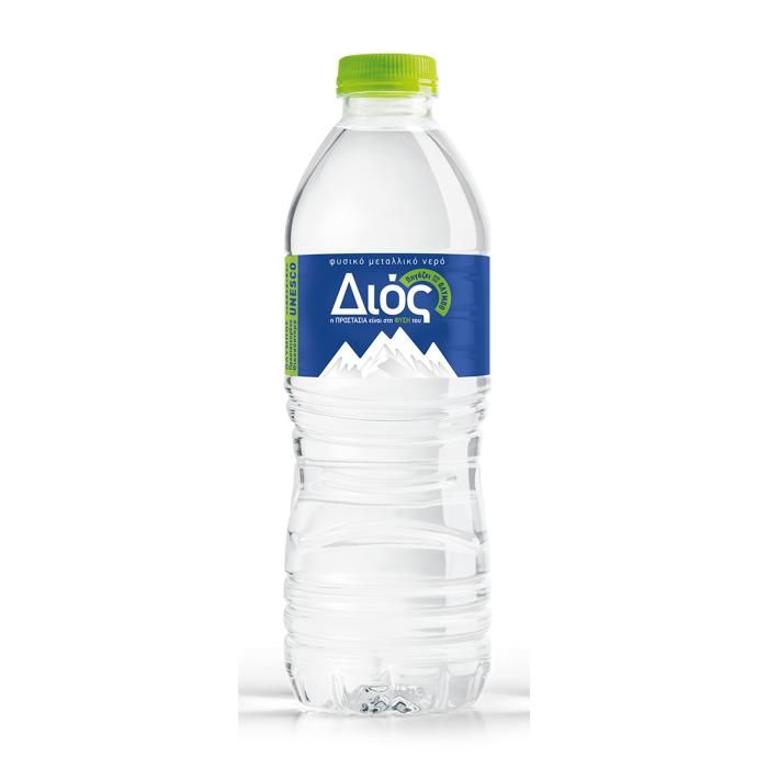 ΔΙΟΣ φυσικό μεταλλικό νερό 0,5L.