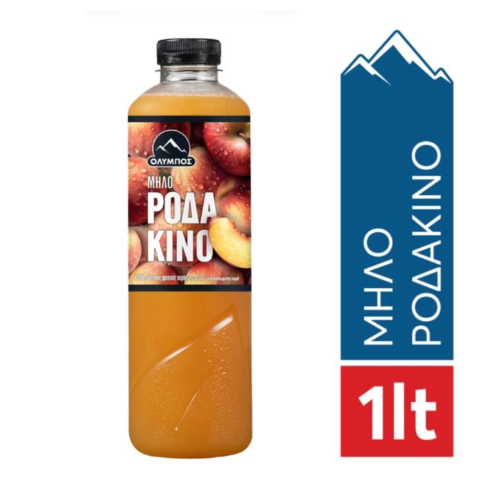 ΟΛΥΜΠΟΣ ΦΥΣΙΚΟΣ ΧΥΜΟΣ ΜΗΛΟ-ΡΟΔΑΚΙΝΟ 1Lt PET