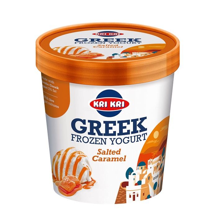 KRIKRI FROZEN YOGURT ΑΛ. ΚΑΡΑΜ 450ML