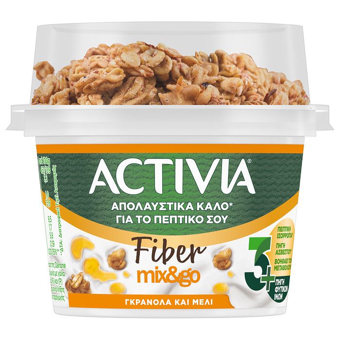 ACTIVIA FIBER ΓΚΡΑΝΟΛΑ & ΜΕΛΙ 165gr