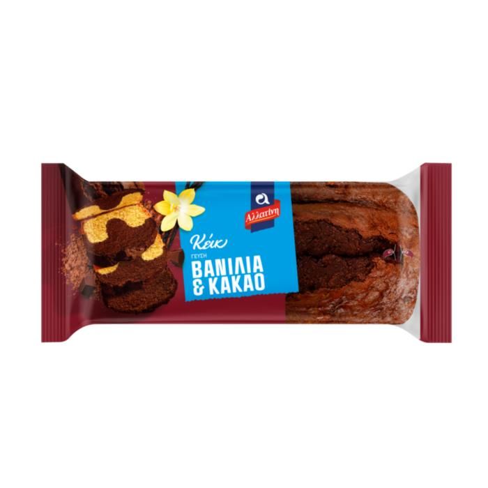 Αλλατίνη Κέικ Βανίλια με Κακάο 375g