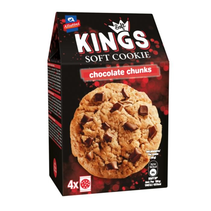 Αλλατίνη Soft Kings Chocolate Chunks 160g