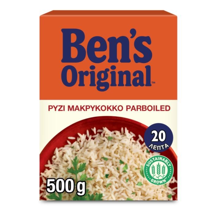 BEN'S ORIGINAL™ Ρύζι Parboiled 20ΛΕΠΤΟ 500g