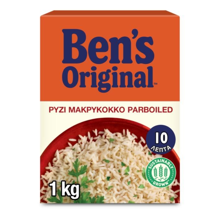 BEN'S ORIGINAL™ Ρύζι Parboiled 10ΛΕΠΤΟ 1kg