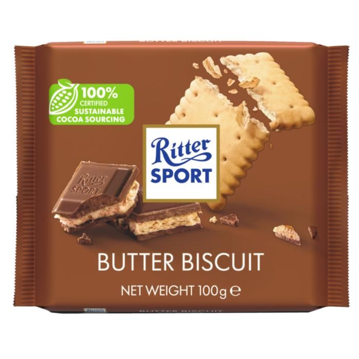 RITTER SPORT BUTTER BISCUIT 100g