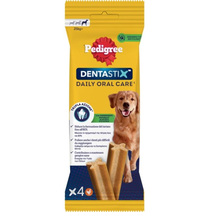 Pedigree® Dentastix™ Large Οδοντική Φροντίδα Σκύλου (4 τμχ) 154g