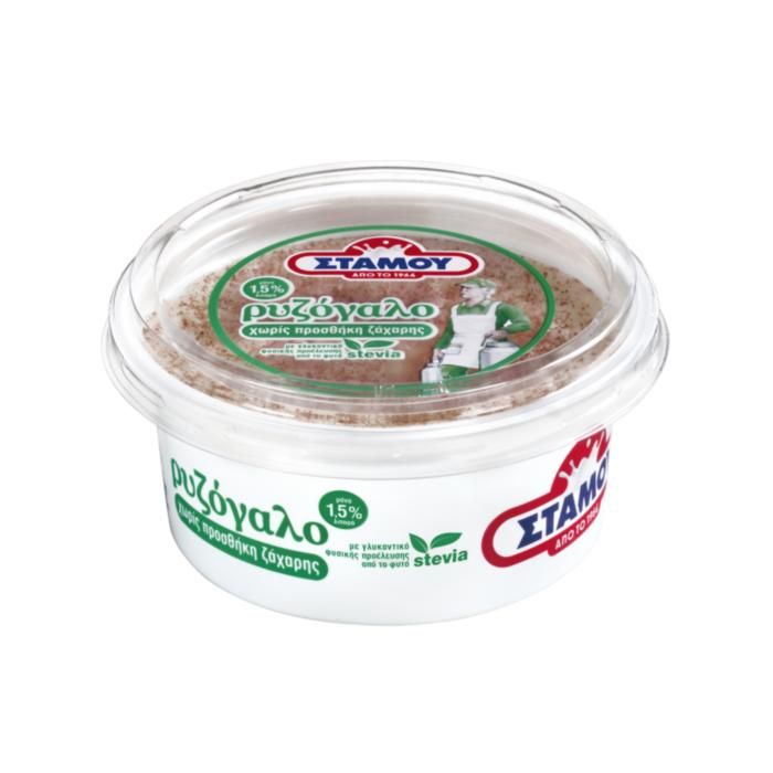 ΣΤΑΜΟΥ ΡΥΖΟΓΑΛΟ ΜΕ ΣΤΕΒΙΑ 180g