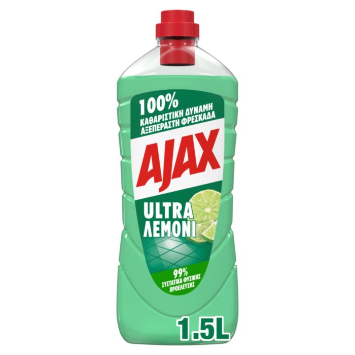 Ajax Ultra Λεμόνι Καθαριστικό Πατώματος 1500ml