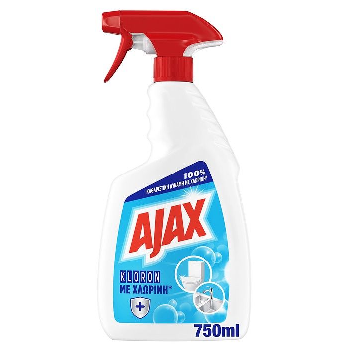 Ajax Kloron Με Χλωρίνη Καθαριστικό Spray Αντλία 750ml