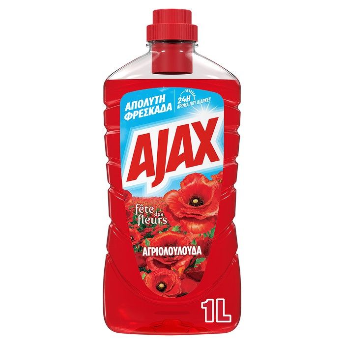 Ajax Γιορτή Λουλουδιών Αγριολούλουδα Καθαριστικό Πατώματος 1000ml