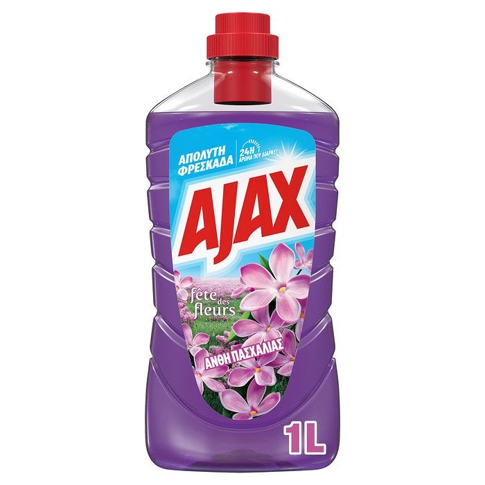 Ajax Γιορτή Λουλουδιών Άνθη Πασχαλιάς Καθαριστικό Πατώματος 1000ml