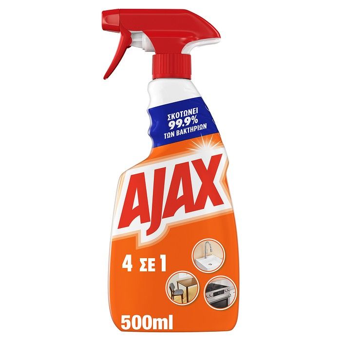 Ajax 4 ΣΕ 1 Καθαριστικό Spray Αντλία 500ml