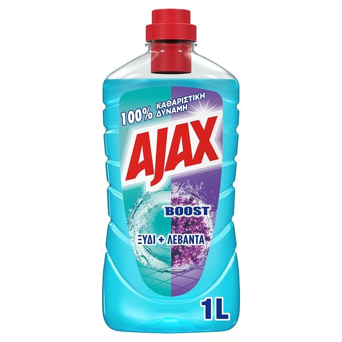 Ajax Boost Ξύδι και Λεβάντα Καθαριστικό Πατώματος 1000ml
